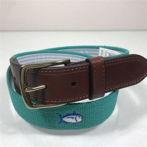 southern tide belt|leather belts for boys.